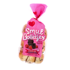 Smulbolletjes chocolade framboos